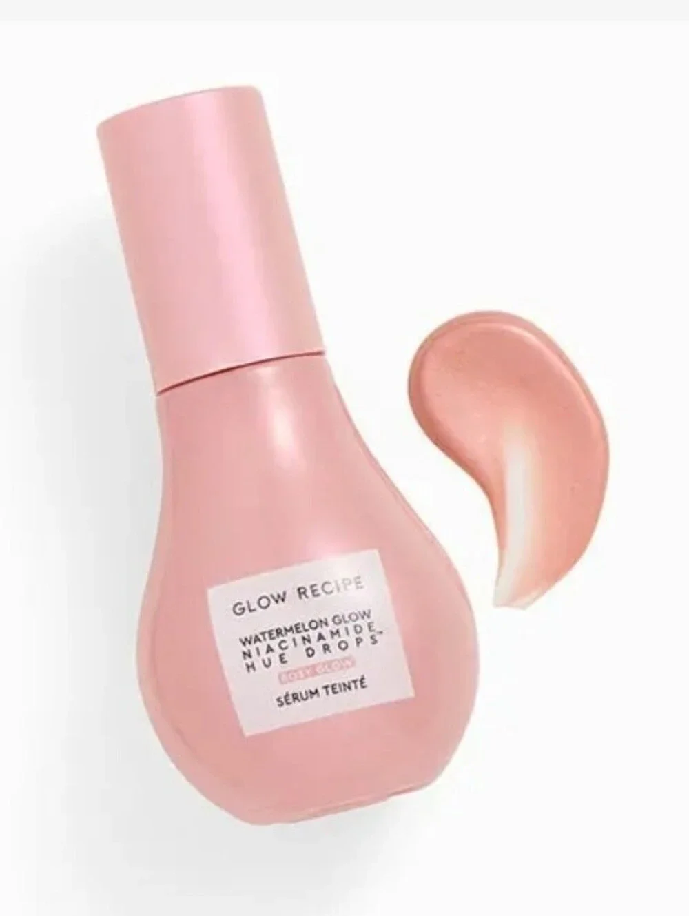 NEW GLOW RECIPE Watermelon Glow Niacinamide Hue Drops in Rosy Glow (Full Size)